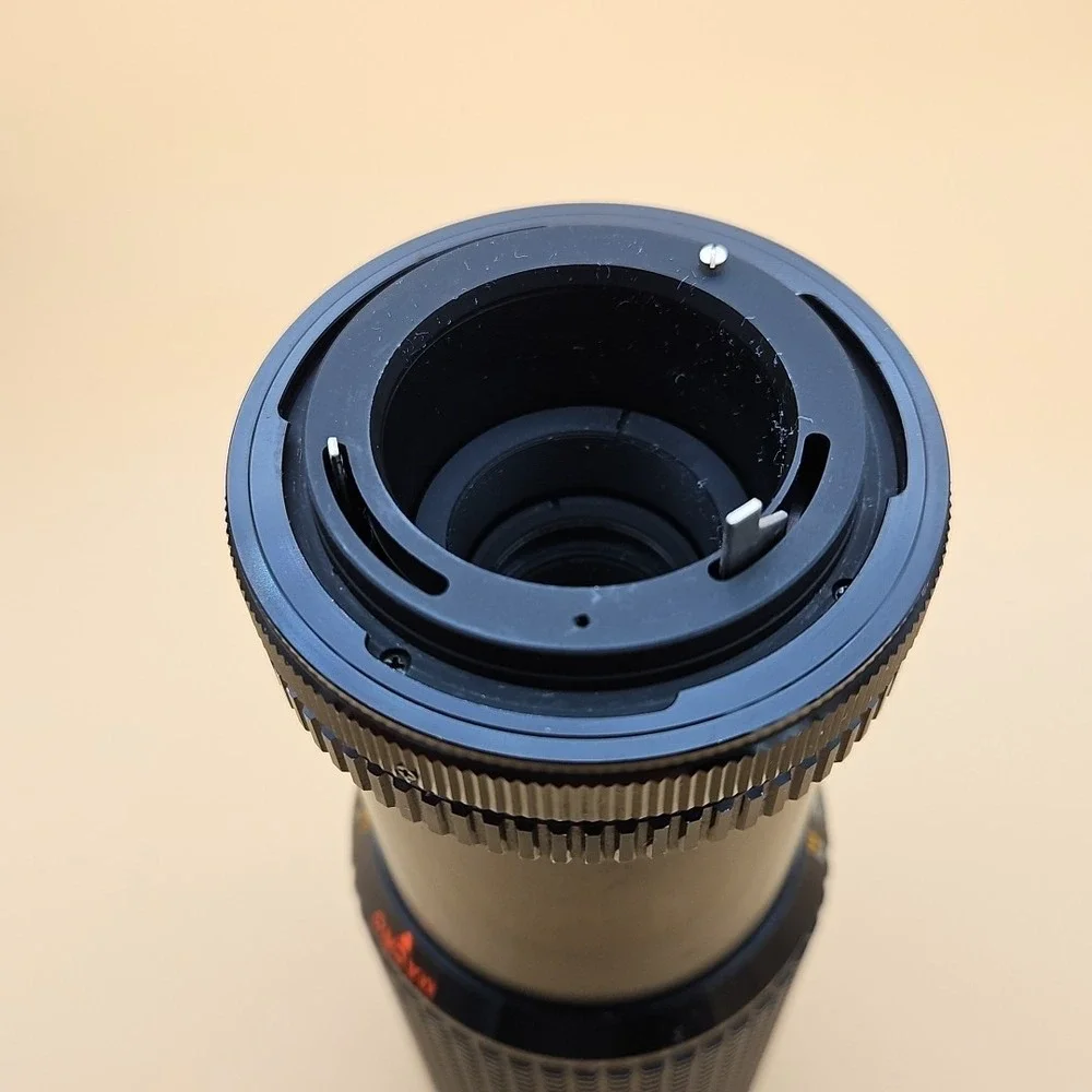 Albinar ADG 75-300mm f5.6 Telephoto Zoom Lens For Canon Black Tested Working